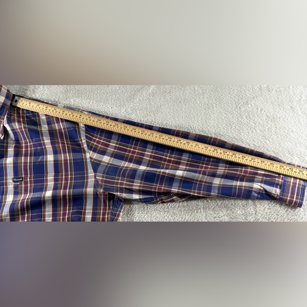 Faconnable Striped Poplin Shirt - Picture 7 of 8